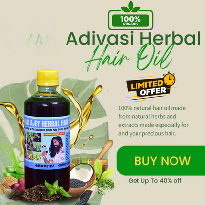 Organic Ayurvedic oil for healthy skin and hair growth