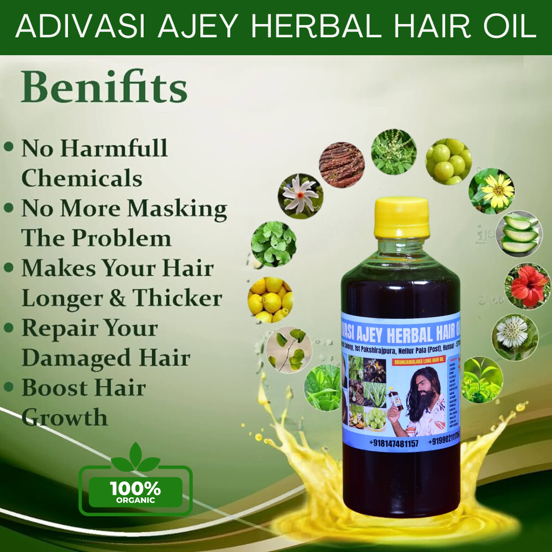 Ajay Adivasi Herbal Oil for joint pain relief and inflammation