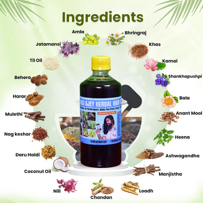 Ajay Adivasi Herbal Oil bottle with 108 Jadibuti herbs