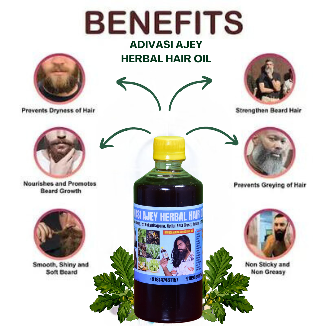 Organic herbal oil for holistic healing and wellness